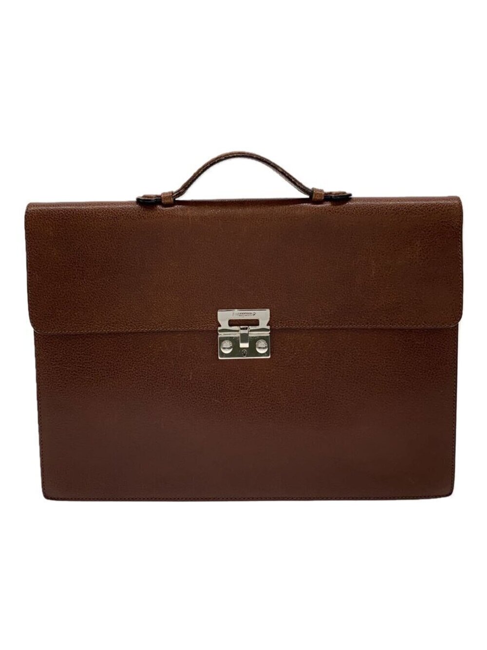 Salvatore Ferragamo Briefcase Leather Brown